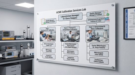 struktur organisasi laboratorium