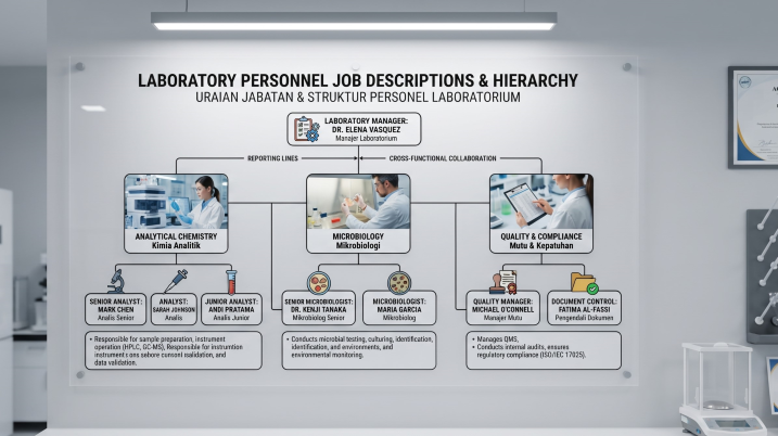 job description personel laboratorium
