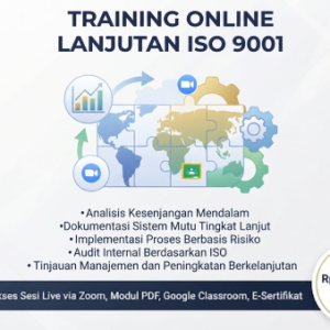 training online lanjutan iso 9001