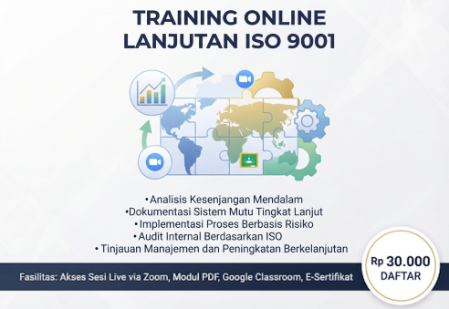 training online lanjutan iso 9001 training online lanjutan iso 9001
