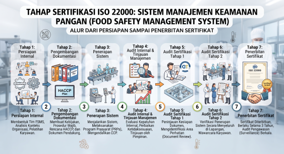 fsms tahap sertifikasi iso 22000